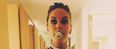 Funny mummy: Amy Huberman proves she’s no dummy in spring’s hottest trend