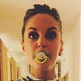 Funny mummy: Amy Huberman proves she’s no dummy in spring’s hottest trend