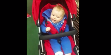 WATCH: This baby has the cutest little chortle ever!