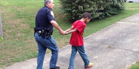 Mum punishes her 10-year-old son by asking police to fake his arrest