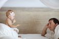 Study shows Dads talk to babies like adults while mums use baby talk