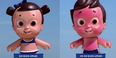 This (scary-looking) doll has sunburn to help teach kids an important lesson
