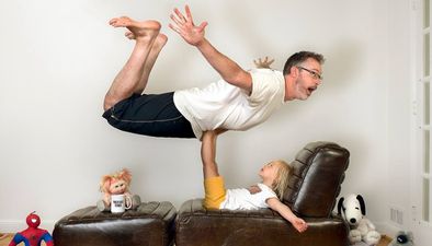 Dad’s zany photos turn him into a viral superstar