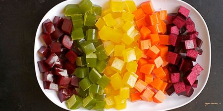 This rainbow of homemade gummy snacks is PACKED with nutrients