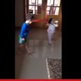 WATCH: Irish kids bring sibling rivalry to a whole new level