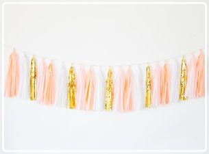 Party DIY: How to make a cute paper garland