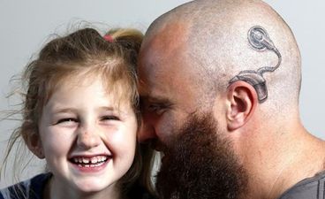 This Dad got a very unusual tattoo… for a VERY sweet reason