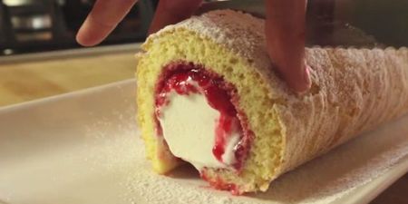 Keep rollin’ rollin’: Treat the whole clan to this gorgeous raspberry jam eskimo roll