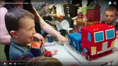 WATCH: This Transformer cake… wait for it… actually transforms!