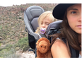 ‘Mother nature’ treks across America with her little girl on her back