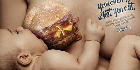 Shocking new ads warn mums about the dangers of junk food