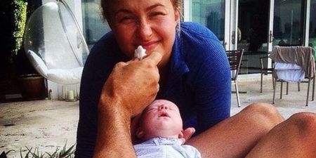 Celeb mum opens up about postnatal depression
