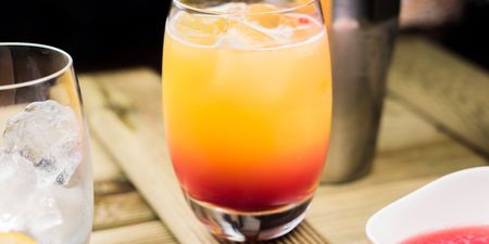 Simple Saturday Night Cocktail… Tequila Sunrise
