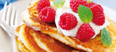 Mmm… Berry pancakes with natural yoghurt