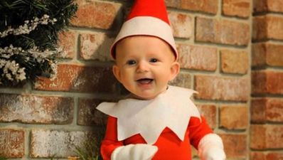 This is definitely the cutest Elf on the Shelf we’ve seen