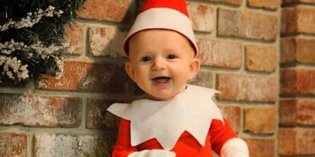 This is definitely the cutest Elf on the Shelf we’ve seen
