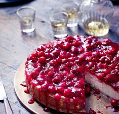 Got Some Cranberries Left Over? Make This INCREDIBLY EASY Cheese Cake