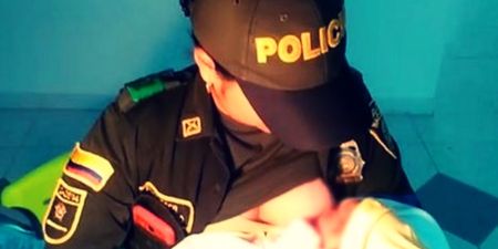 Policewoman saves life of abandoned newborn by breastfeeding her