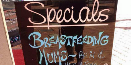 Free tea for breastfeeding mums – yes, please