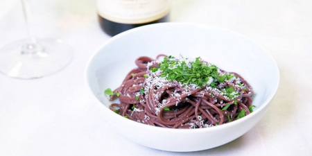 This Red Wine Pasta Will Blow Your Mind