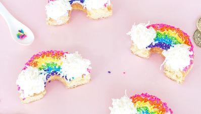 These Adorable Donut Rainbows Are A Cinch To Make