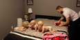 Watch: Dad (Also!) Dresses Toddler And Triplets Like A Total Pro