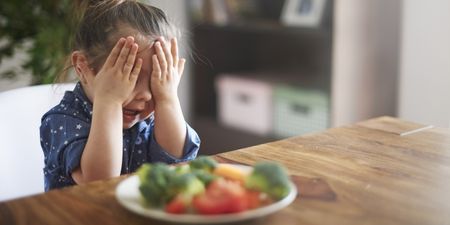 Almost half of children refuse to eat their vegetables