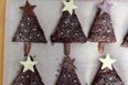Celebrate December With A Tray Of Chocolate Christmas Tree Brownies
