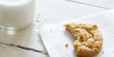 These White Chocolate & Peanut Butter Cookies Are Ideal For Dunking