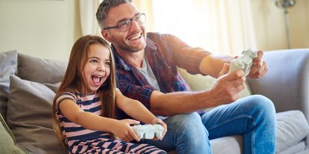 40% of parents think video games help with social skills but 48% disagree