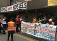 Activists Form Human Chain Around Apollo House As Residents Refuse To Leave