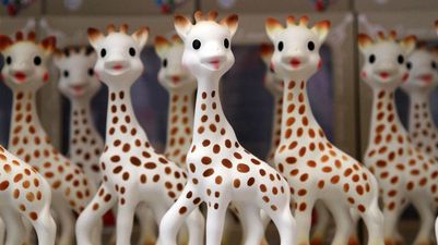 If you have a Sophie La Girafe chew toy, you might want to check for THIS
