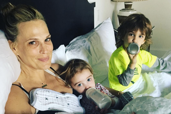 Molly Sims Just Captured What Life With Three Kids Looks Like In One Very Relatable Snap
