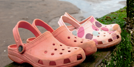 Mum’s warning over Crocs after son’s toe mangled on escalator