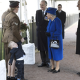 We’ve all been that soldier! Watch toddler have a MAJOR meltdown in front of the Queen