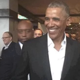 The Obamas lunch with Bono in NYC and get a standing ovation – we have the video
