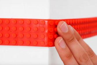 OK, so Lego-tape is a thing… and it makes ANY surface Lego compatible