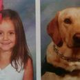 This little girl has an alert dog – and she insisted he feature in her yearbook