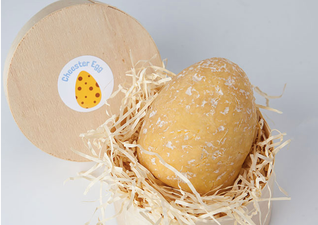 An Easter Egg made ENTIRELY from cheese! This is so wrong it may be completely genius