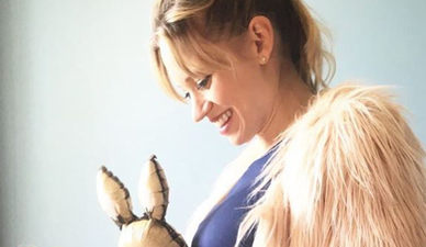 Pussycat Doll Kimberly Wyatt announces pregnancy with sweet Easter snap