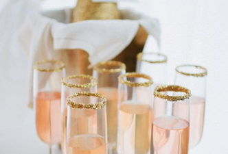 Rose gold glitter Prosecco is a thing and that’s our summer drinking sorted