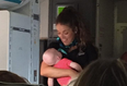 This mum wrote a super sweet letter to the flight attendant who helped her baby