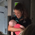 This mum wrote a super sweet letter to the flight attendant who helped her baby