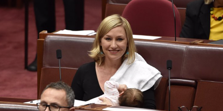 Australian senator becomes first to breastfeed in parliament