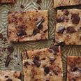 These easy to make raw cookie dough bars will satisfy your sweet tooth