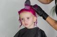 Mum defends her decision to dye her two-year-old daughter’s hair PINK