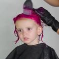 Mum defends her decision to dye her two-year-old daughter’s hair PINK