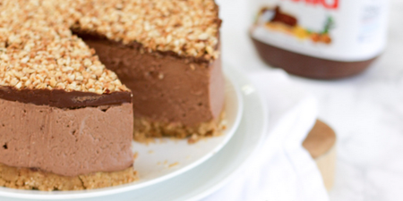 This no-bake Nutella cheesecake is honestly about to change your life