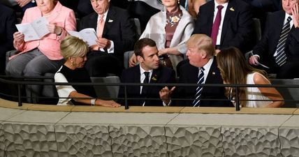 Donald Trump said something very creepy to the French First Lady