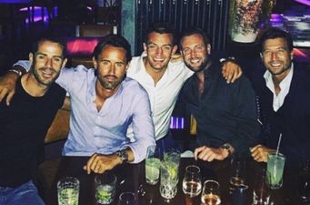 As Louise flies home from her holiday, Jamie Redknapp has a lads night-out